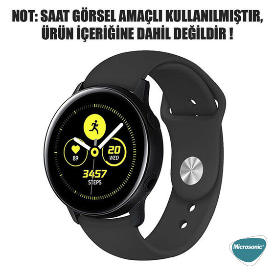 Microsonic Huawei Watch GT3 46mm Silicone Sport Band Açık Yeşil
