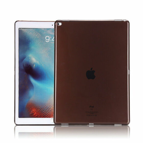 Microsonic iPad Pro 12.9 Kılıf Transparent Soft Siyah