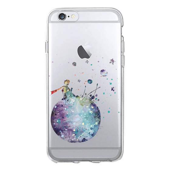 Microsonic iPhone 6 Plus Desenli Kılıf Küçük Prens Mavi