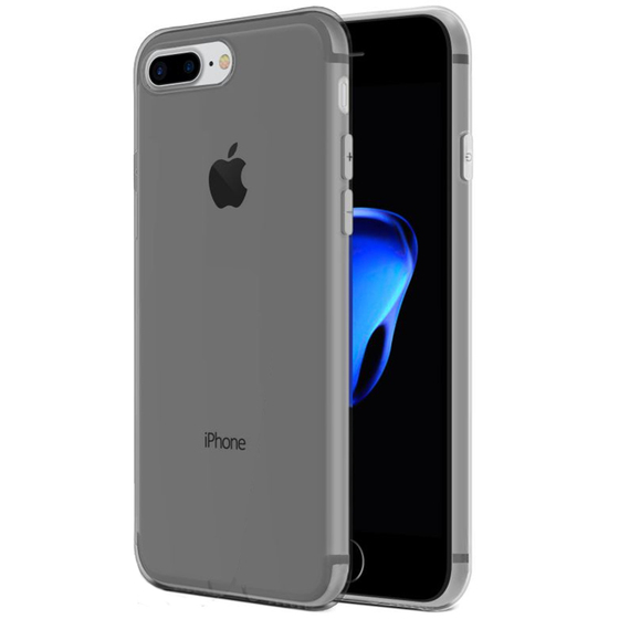 Microsonic iPhone 7 Plus Kılıf Transparent Soft Siyah