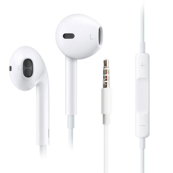 Microsonic iPhone/Android Kumandalı Microfonlu Stereo kulaklık Tüm Modellerle Uyumlu Beyaz