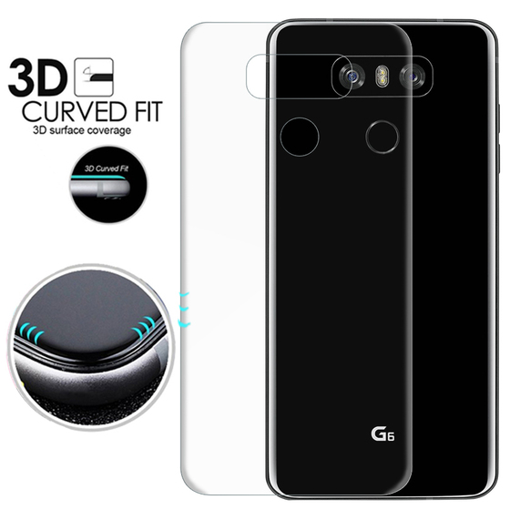Microsonic LG G6 Ön + Arka Kavisler Dahil Tam Ekran Kaplayıcı Film