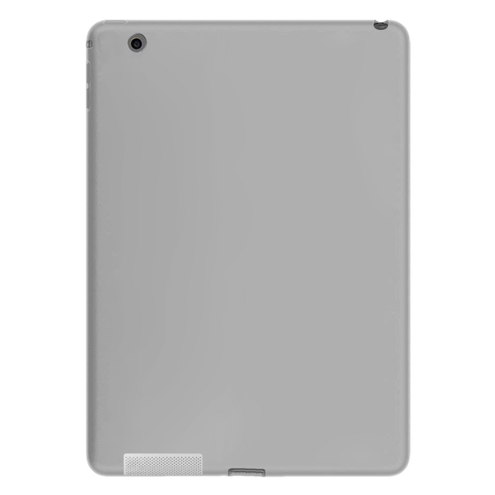 Microsonic Matte Silicone Apple iPad 2 & iPad 3 & iPad 4 Kılıf Gri