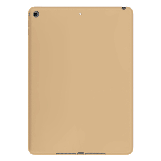 Microsonic Matte Silicone Apple iPad 9.7 2018 (A1893-A1954) Kılıf Gold