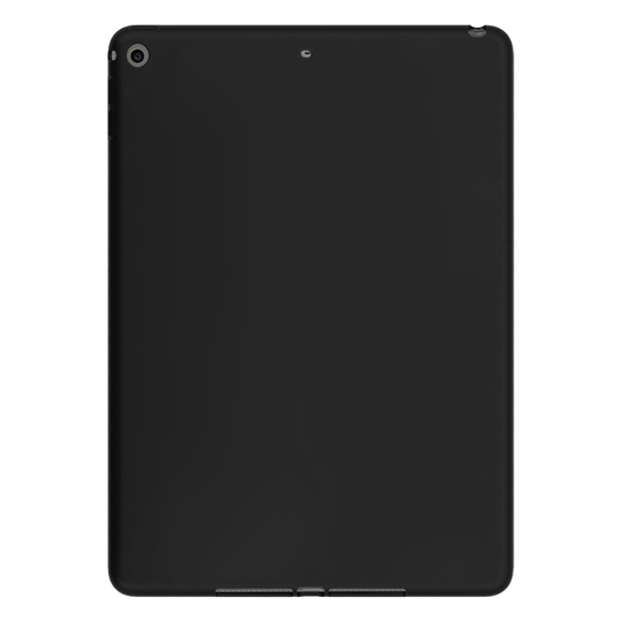 Microsonic Matte Silicone Apple iPad Air (A1474-A1475-A1476) Kılıf Siyah