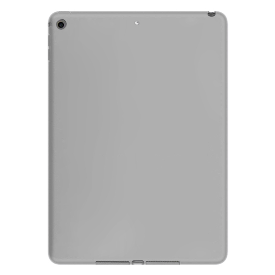Microsonic Matte Silicone Apple iPad iPad 9.7 2018 (A1893-A1954) Kılıf Gri