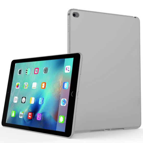 Microsonic Matte Silicone Apple iPad Mini 4 (A1538-A1550) Kılıf Gri