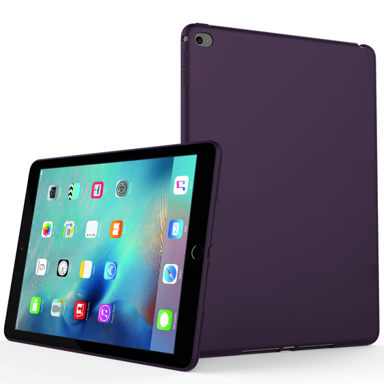 Microsonic Matte Silicone Apple iPad Mini 4 (A1538-A1550) Kılıf Mor