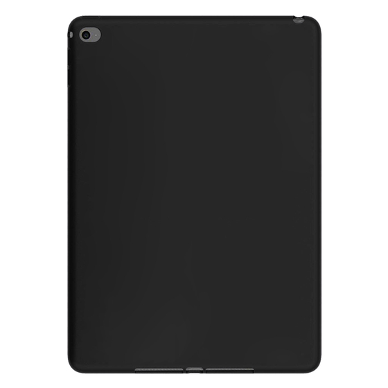 Microsonic Matte Silicone Apple iPad Mini 4 (A1538-A1550) Kılıf Siyah