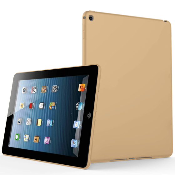 Microsonic Matte Silicone Apple iPad Mini & iPad Mini 2 & iPad Mini 3 Kılıf Gold