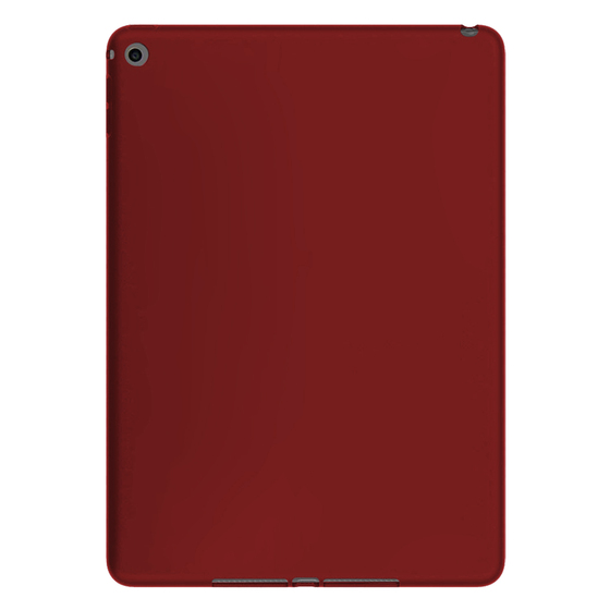 Microsonic Matte Silicone Apple iPad Mini & iPad Mini 2 & iPad Mini 3 Kılıf Kırmızı