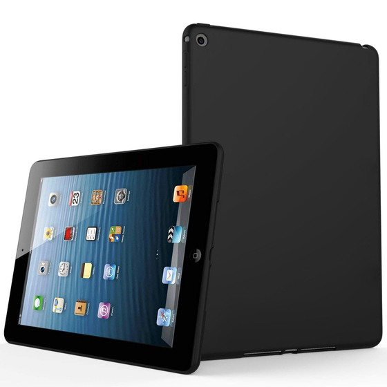 Microsonic Matte Silicone Apple iPad Mini & iPad Mini 2 & iPad Mini 3 Kılıf Siyah