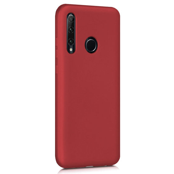 Microsonic Matte Silicone Huawei Y6P Kılıf Kırmızı