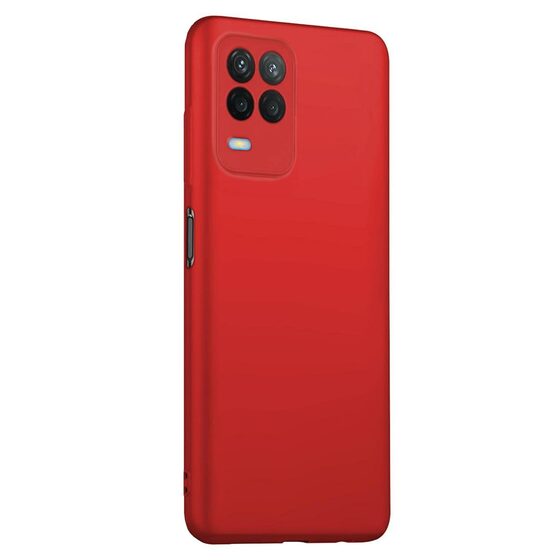 Microsonic Matte Silicone Oppo A54 4G Kılıf Kırmızı