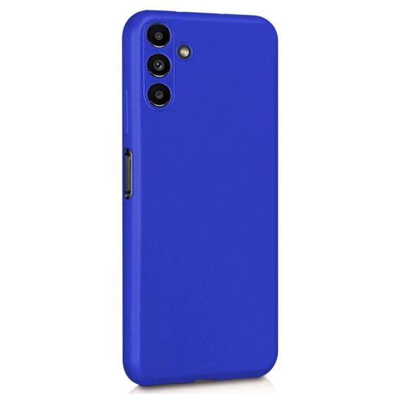 Microsonic Matte Silicone Samsung Galaxy A13 Kılıf Mavi