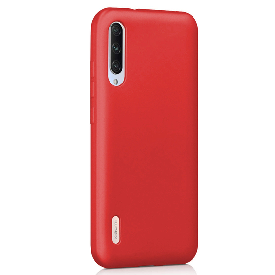 Microsonic Matte Silicone Xiaomi Mi 9 Lite Kılıf Kırmızı