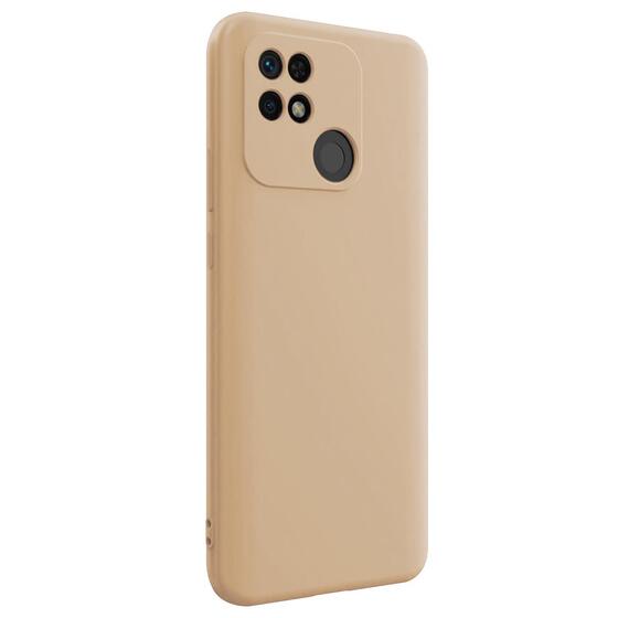 Microsonic Matte Silicone Xiaomi Poco C40 Kılıf Gold