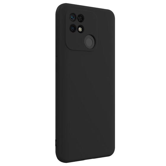 Microsonic Matte Silicone Xiaomi Poco C40 Kılıf Siyah