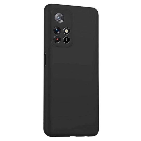 Microsonic Matte Silicone Xiaomi Poco M4 Pro Kılıf Siyah