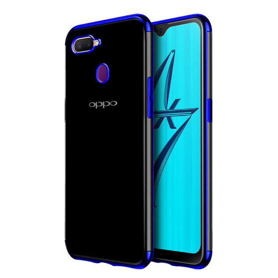 Microsonic Oppo F9 / F9 Pro Kılıf Skyfall Transparent Clear Mavi