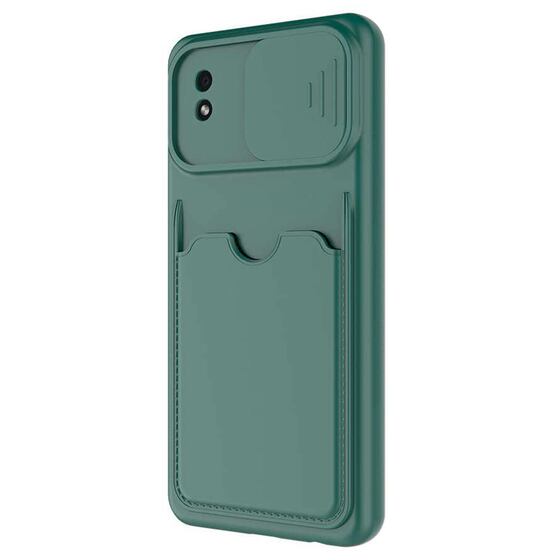 Microsonic Samsung Galaxy A01 Core Kılıf Inside Card Slot Koyu Yeşil