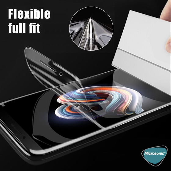 Microsonic Samsung Galaxy A01 Ön + Arka Kavisler Dahil Tam Ekran Kaplayıcı Film