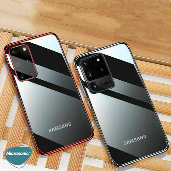 Microsonic Samsung Galaxy A02s Kılıf Skyfall Transparent Clear Siyah