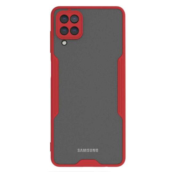 Microsonic Samsung Galaxy A12 Kılıf Paradise Glow Kırmızı