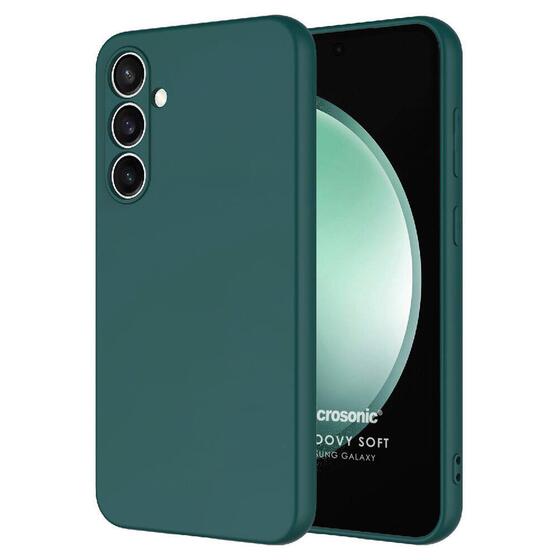 Microsonic Samsung Galaxy A35 Kılıf Groovy Soft Koyu Yeşil