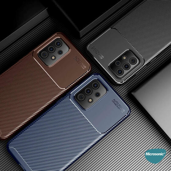 Microsonic Samsung Galaxy A52 Kılıf Legion Series Kahverengi