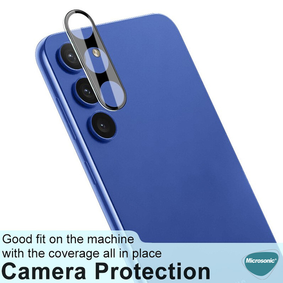 Microsonic Samsung Galaxy A54 Kamera Lens Koruma Camı V2 Siyah