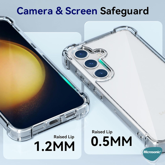 Microsonic Samsung Galaxy A55 Kılıf Shock Absorbing Şeffaf