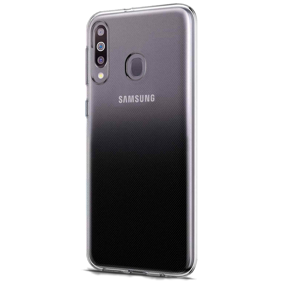 Microsonic Samsung Galaxy A60 Kılıf Transparent Soft Beyaz