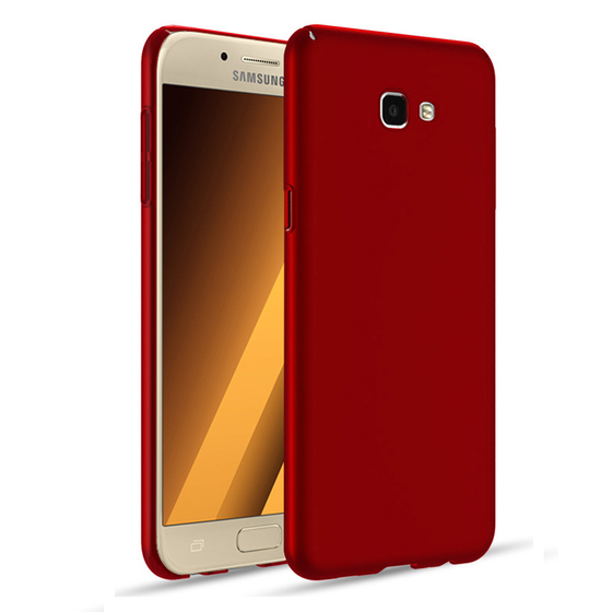 Microsonic Samsung Galaxy A7 2017 Kılıf Premium Slim Kırmızı