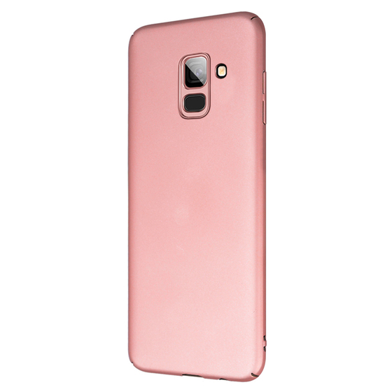 Microsonic Samsung Galaxy A8 Plus 2018 Kılıf Premium Slim Rose Gold
