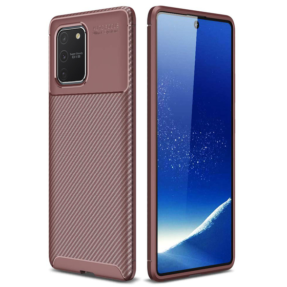 Microsonic Samsung Galaxy A91 (S10 Lite) Kılıf Legion Series Kahverengi
