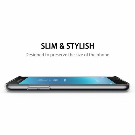 Microsonic Samsung Galaxy J2 Pro 2018 Kılıf Transparent Soft Beyaz