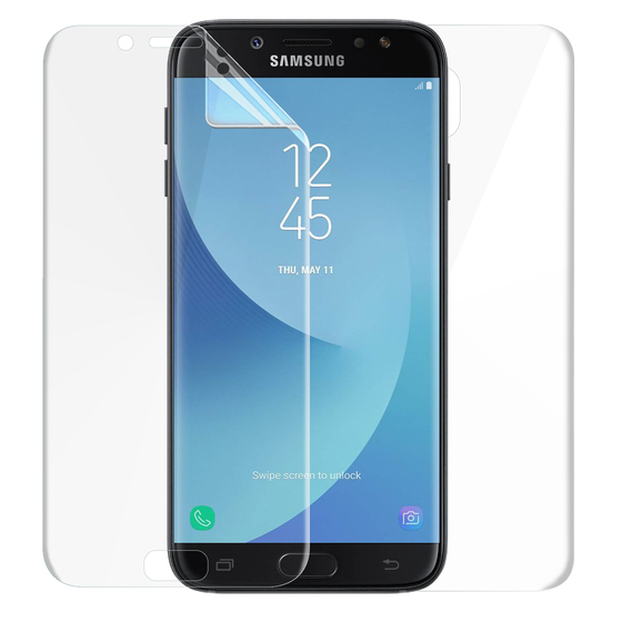 Microsonic Samsung Galaxy J5 Pro Ön + Arka Kavisler Dahil Tam Ekran Kaplayıcı Film