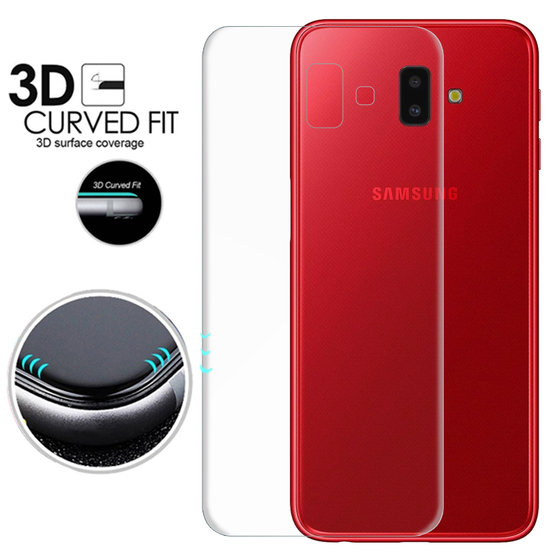 Microsonic Samsung Galaxy J6 Plus Ön + Arka Kavisler Dahil Tam Ekran Kaplayıcı Film