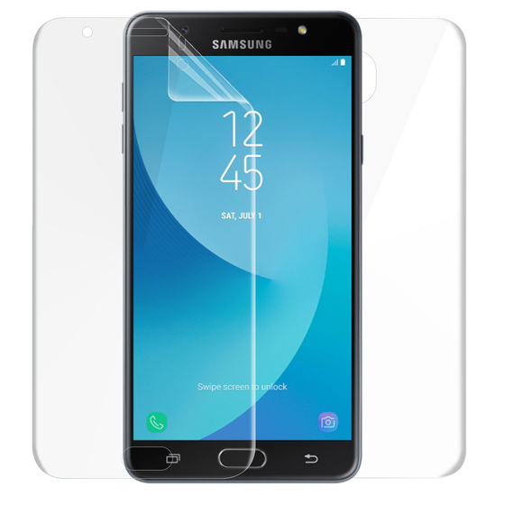 Microsonic Samsung Galaxy J7 Max Ön + Arka Kavisler Dahil Tam Ekran Kaplayıcı Film