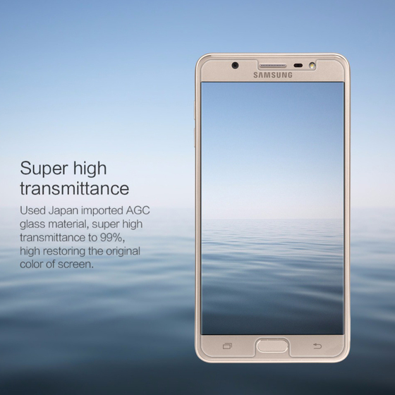 Microsonic Samsung Galaxy J7 Max Temperli Cam Ekran koruyucu Kırılmaz film