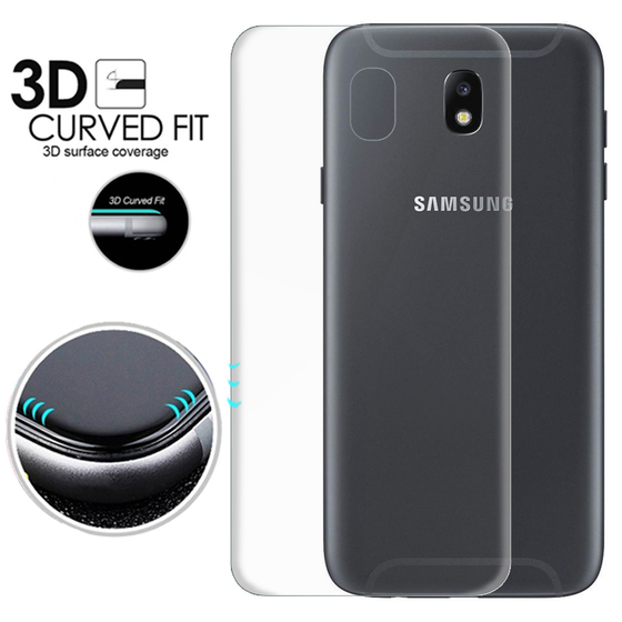 Microsonic Samsung Galaxy J7 Pro Ön + Arka Kavisler Dahil Tam Ekran Kaplayıcı Film