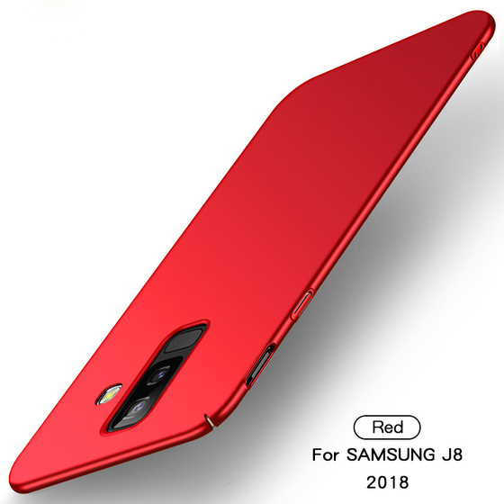 Microsonic Samsung Galaxy J8 Kılıf Premium Slim Kırmızı