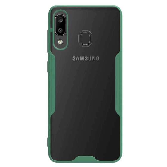 Microsonic Samsung Galaxy M10S Kılıf Paradise Glow Yeşil