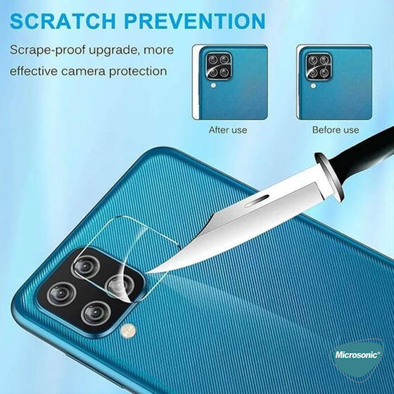 Microsonic Samsung Galaxy M12 Kamera Lens Koruma Camı