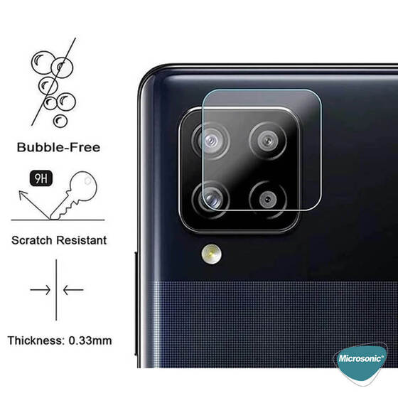 Microsonic Samsung Galaxy M12 Kamera Lens Koruma Camı