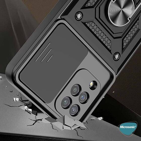Microsonic Samsung Galaxy M12 Kılıf Impact Resistant Lacivert