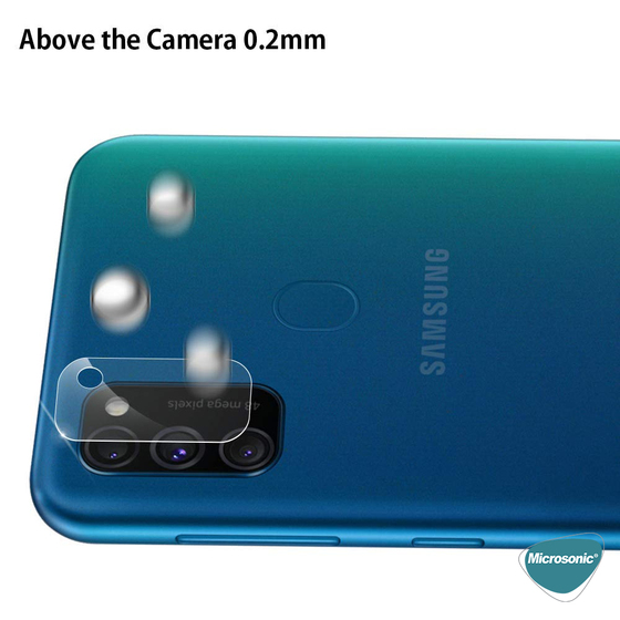 Microsonic Samsung Galaxy M21 Kamera Lens Koruma Camı