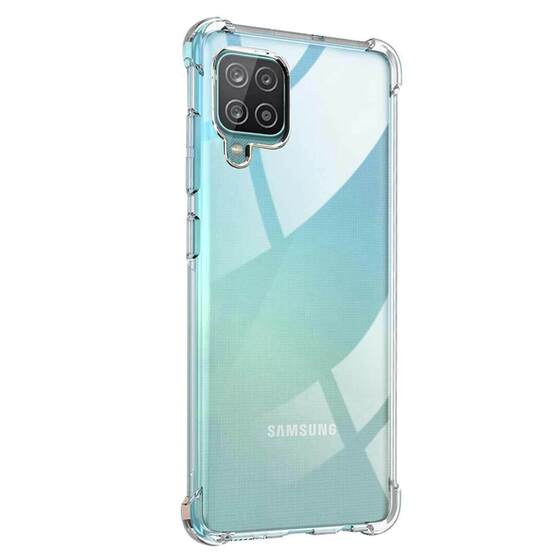 Microsonic Samsung Galaxy M22 Kılıf Shock Absorbing Şeffaf