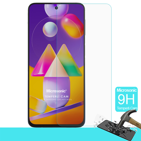 Microsonic Samsung Galaxy M31s Tempered Glass Screen Protector